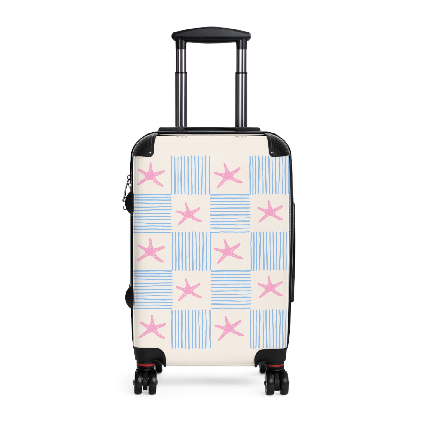 "Starfish Checkerboard" — Neurodivergent Pride Carry-On | Hard Shell · Cabin Size | Neubrave