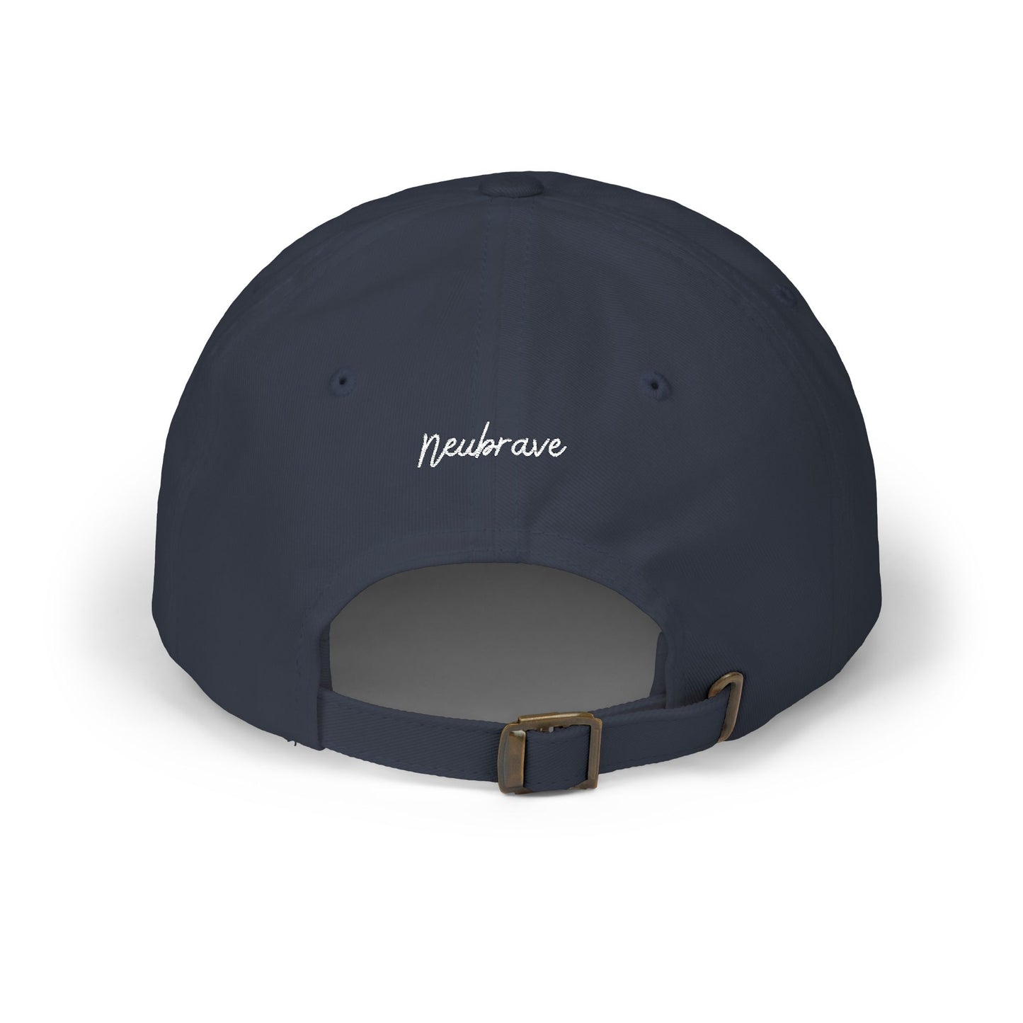 "Wired Differently. Living Bravely." — Embroidered Neurodivergent Cap | Unstructured Dad Hat · ADHD & Autism | Neubrave