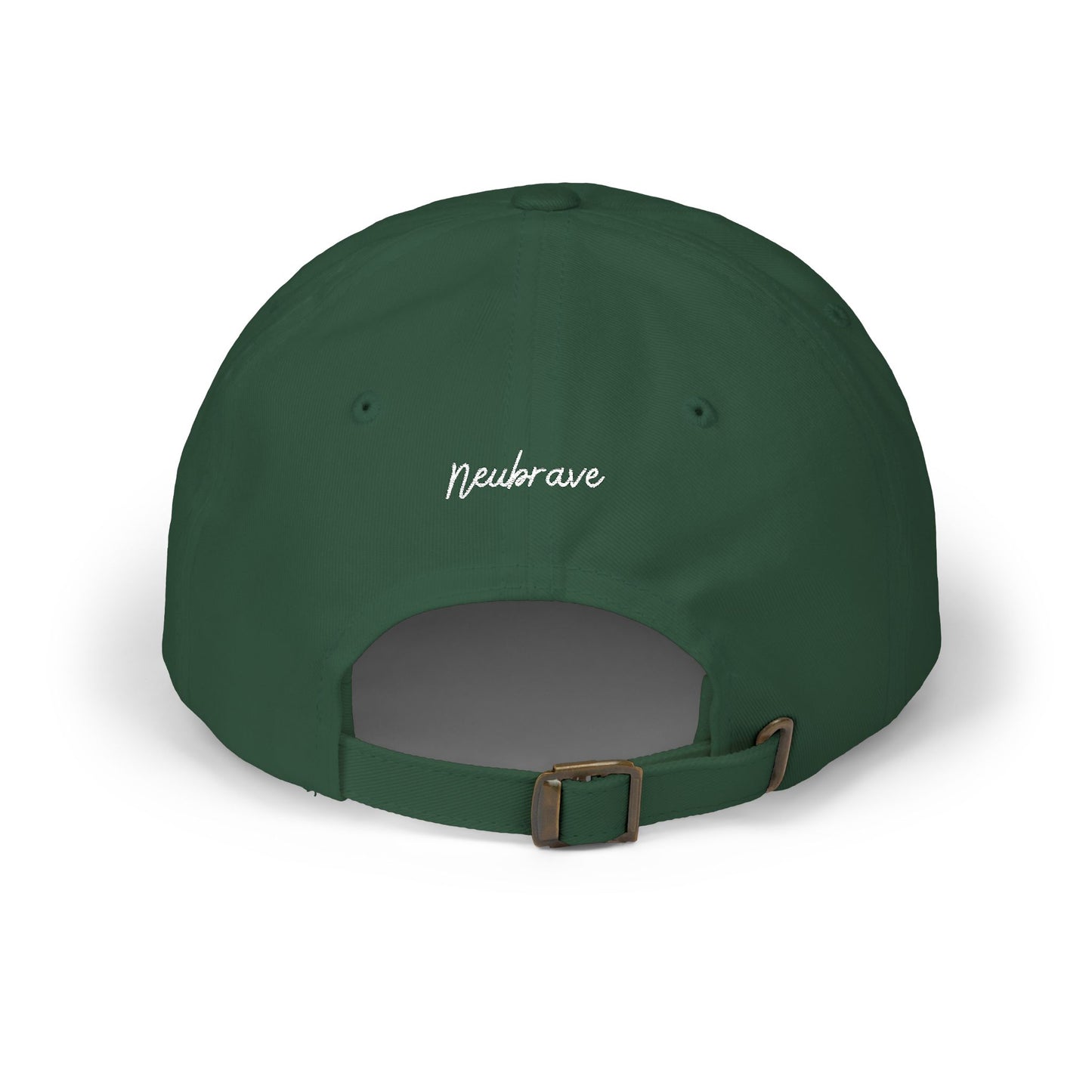 "Wired Differently. Living Bravely." — Embroidered Neurodivergent Cap | Unstructured Dad Hat · ADHD & Autism | Neubrave