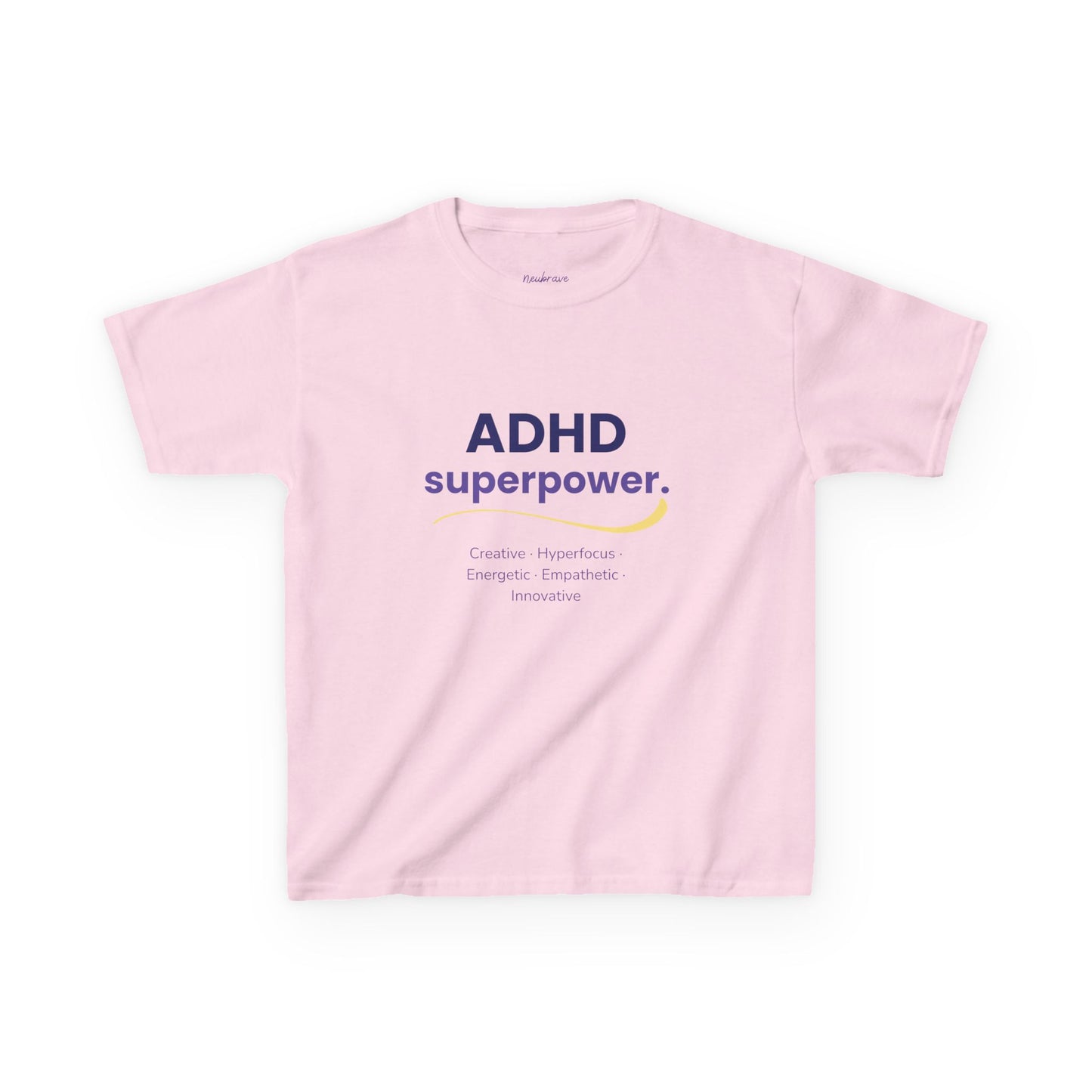 ADHD Superpower Kids T-Shirt – Positive Neurodiversity Tee | Neubrave