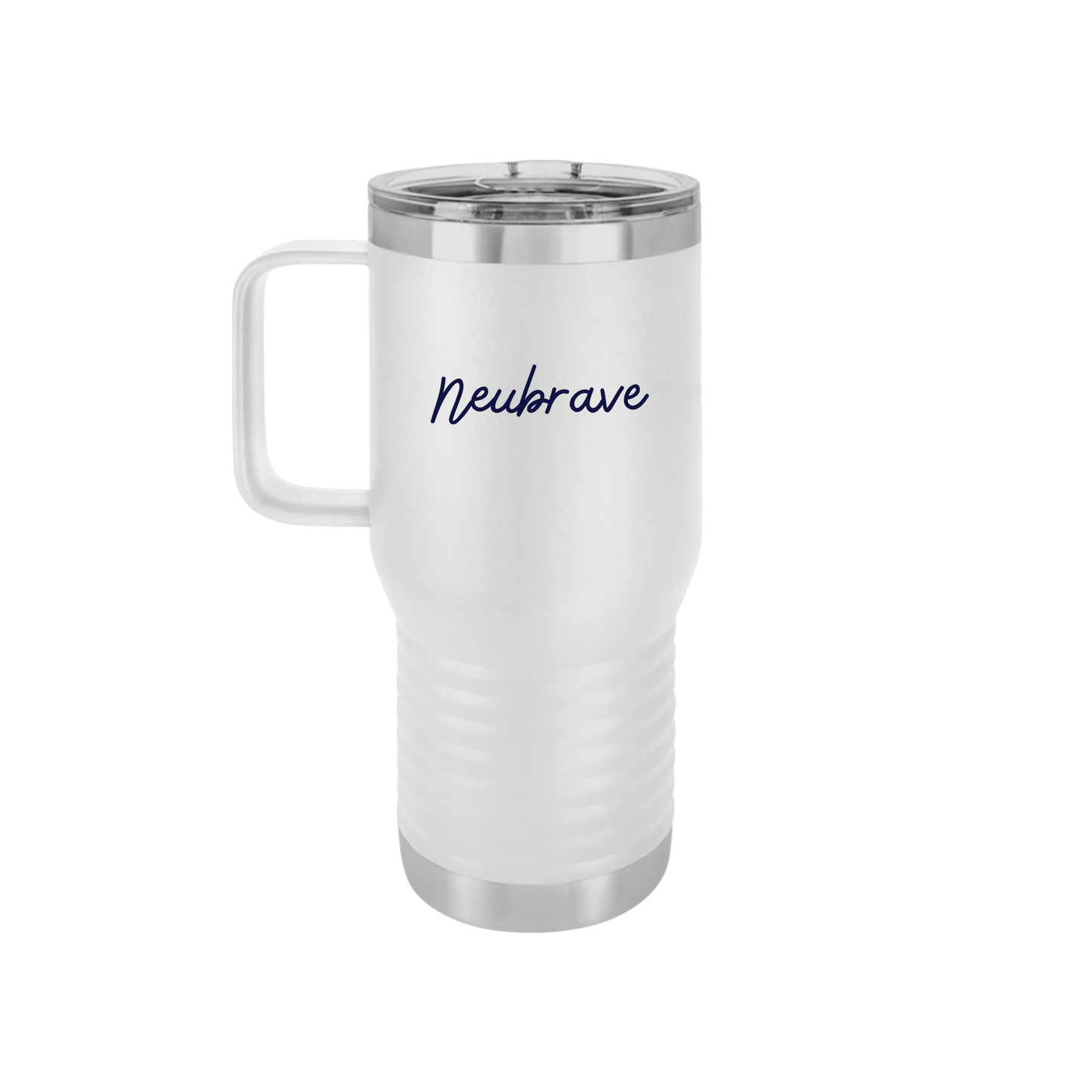 "Wired Differently. Living Bravely." — Neurodivergent Travel Mug | 20oz Insulated | Neubrave