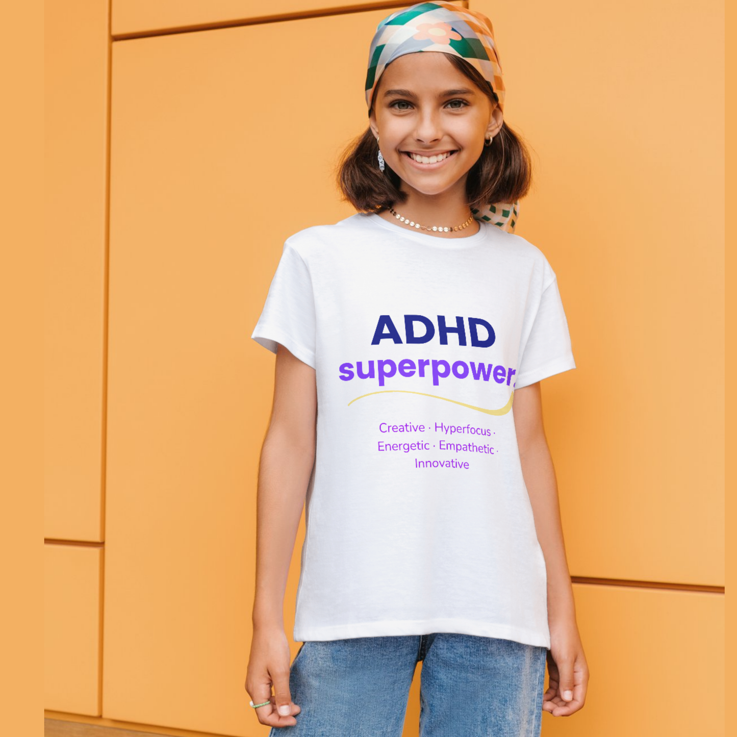 ADHD Superpower Kids T-Shirt – Positive Neurodiversity Tee | Neubrave