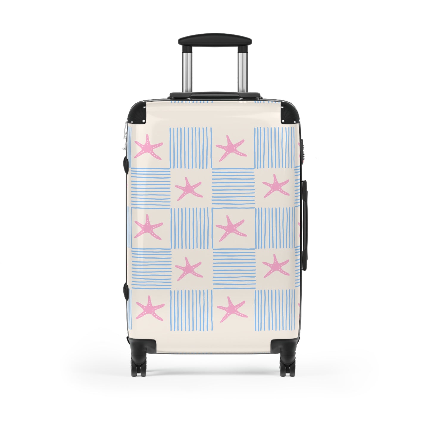 "Starfish Checkerboard" — Neurodivergent Pride Carry-On | Hard Shell · Cabin Size | Neubrave